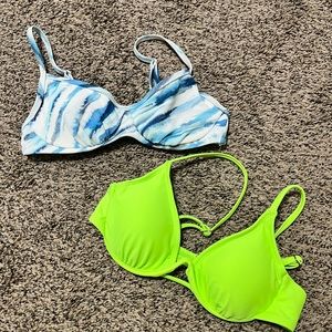2 Bikini tops